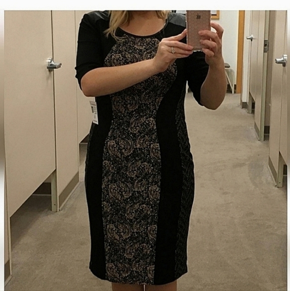💋5/20 Nwt Dressbarn size 14 midi dress - Picture 1 of 5